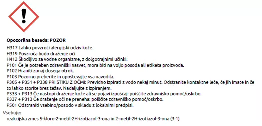Varnostni list